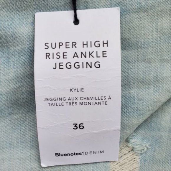 Bluenotes Super High Rise Ankle Jegging Kylie Skinny Women's Size 36 Jeans 32x26 - Picture 2 of 15